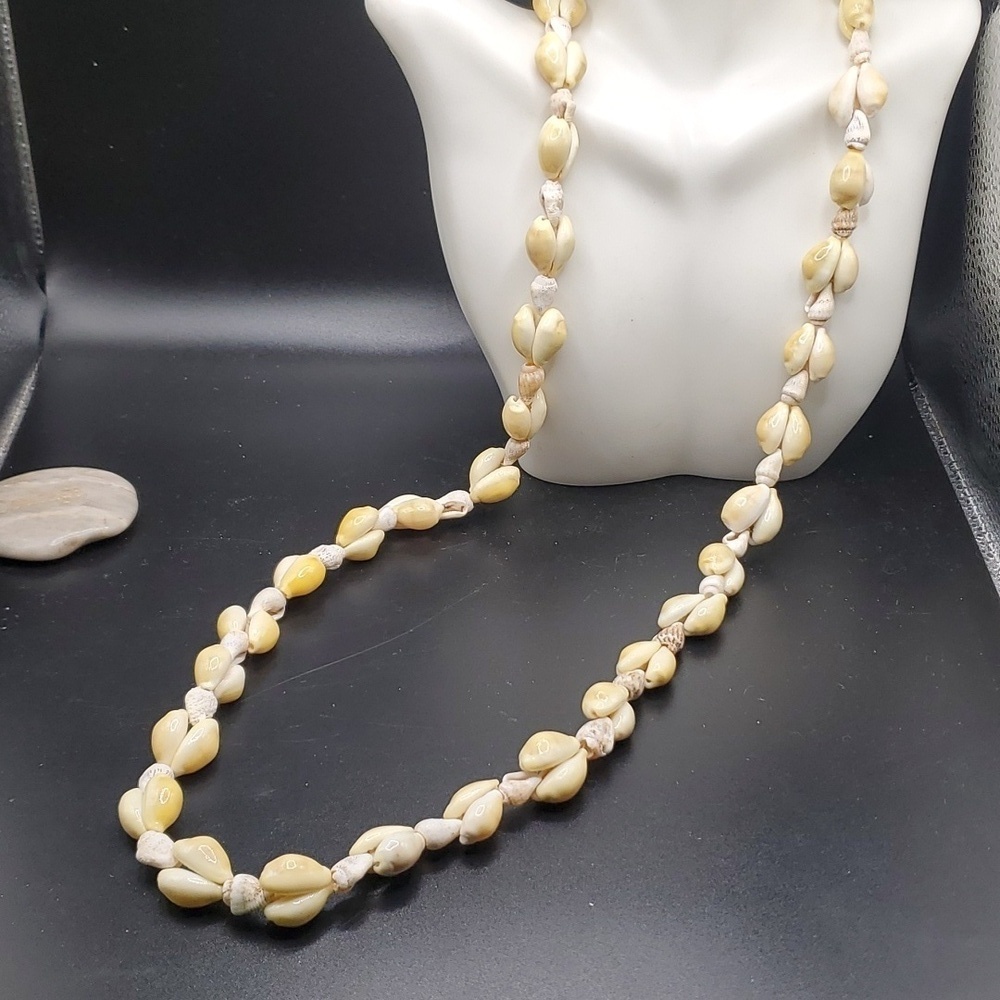 Hawaiian authentic‎ seashell natural necklace tropical N3001